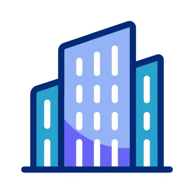 Sauberes Bürogebäude nach Büroreinigung Frankfurt am Main